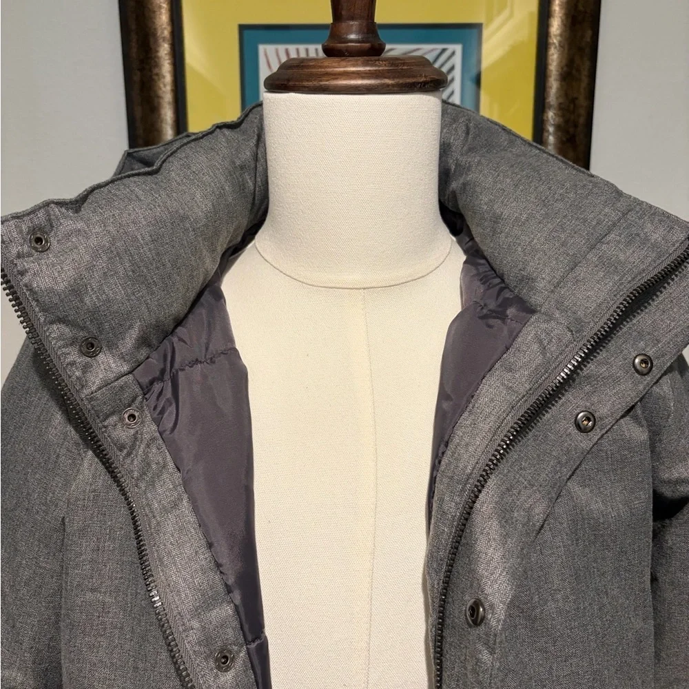 Banana Republic Factory Charcoal Water-Resistant Puffer Jacket Brand New NWT